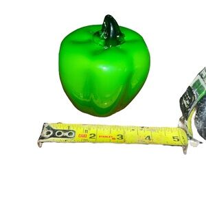 VTG Murano style hand blown glass bell pepper